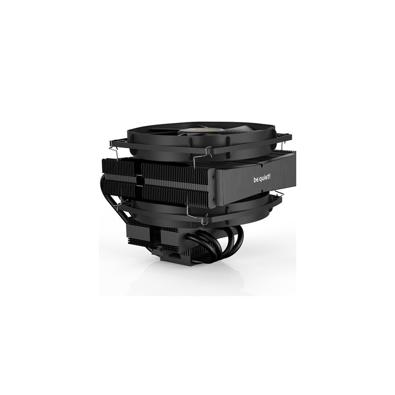 be quiet! Dark Rock TF 2 Fan CPU Cooler  Universal Socket  2 x Silent Wings 3 135mm PWM Black Cooling Fan  1400RPM  6 Heat Pipes