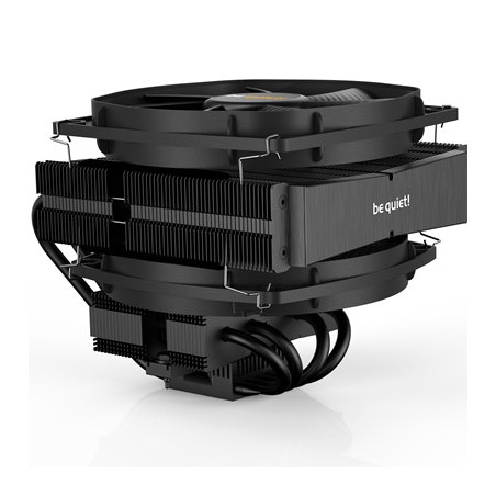 be quiet! Dark Rock TF 2 Fan CPU Cooler  Universal Socket  2 x Silent Wings 3 135mm PWM Black Cooling Fan  1400RPM  6 Heat Pipes