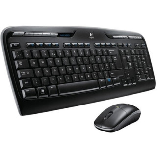 Logitech MK330 Wireless Keyboard and Mouse Combo for Windows  2.4 GHz Wireless with USB-Receiver  Portable Mouse  Multimedia Key