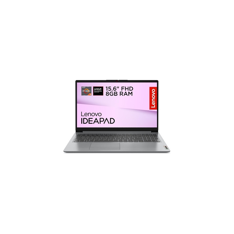 Lenovo IdeaPad 1 Laptop  15.6 Inch Full HD Screen  AMD Ryzen 3 7320U  8GB DDR5 RAM  512GB SSD  Windows 11 Home