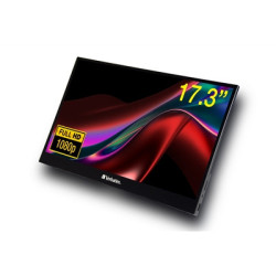 Verbatim (49593) Portable 17.3“ FHD Touch Monitor ALU