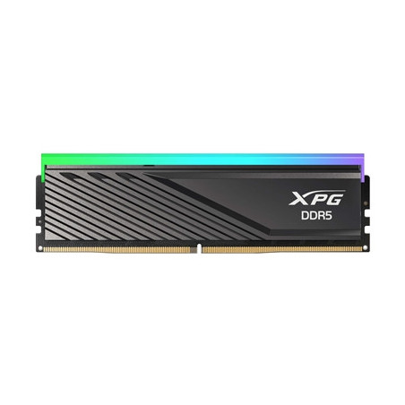 Adata LANCER RGB AX5U6000C3616G-SLABRBK DDR5 6000MHz  16GB  (1 x 16GB) CL36-38-38  1.35v  Retail  Black RGB System Memory