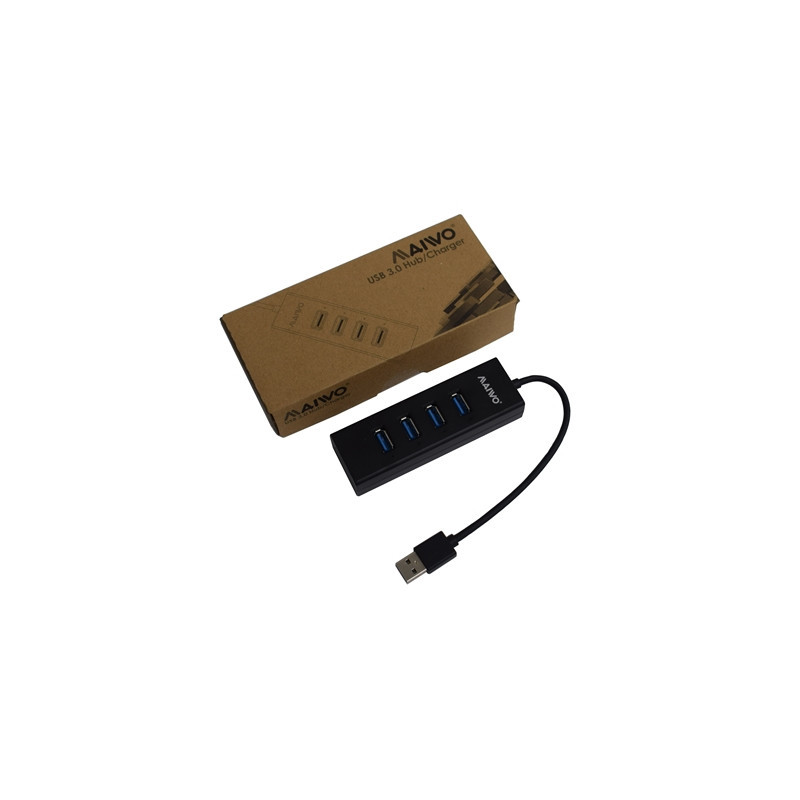Maiwo KH304 4 Port USB 3.0 Hub & Charger