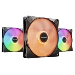be quiet! Light Wings LX 140mm PWM High-Speed Fan  ARGB Lighting  Triple Pack  Ultra-Quiet Operation  High Airflow  Daisy-Chaini
