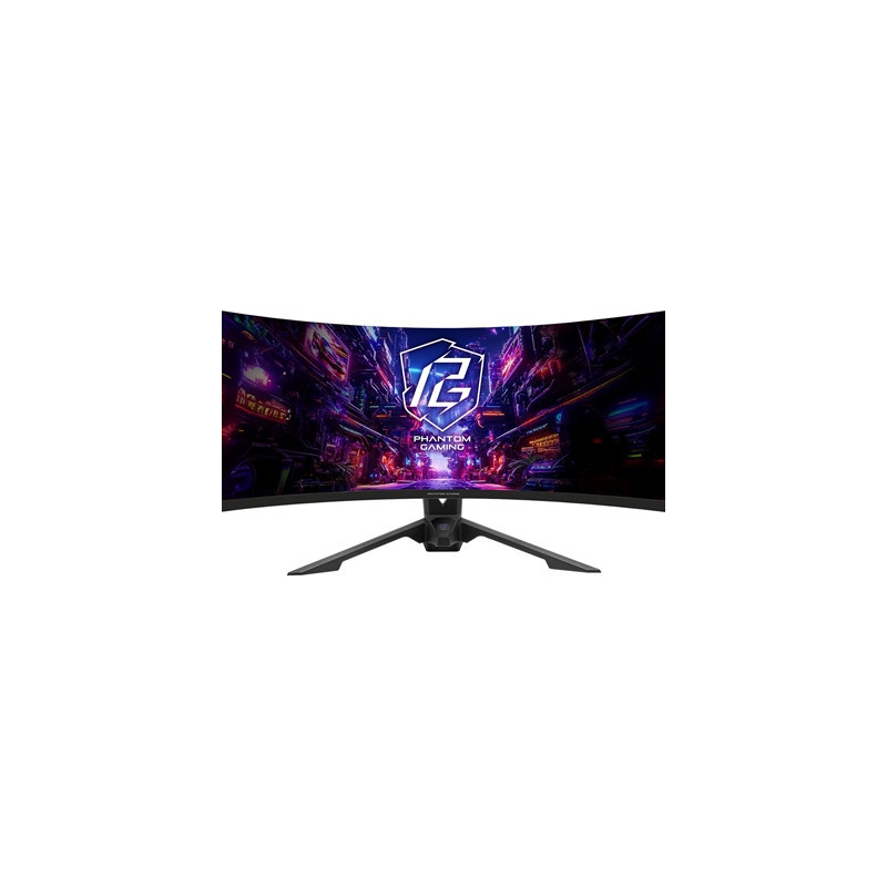 ASRock Phantom Gaming PG34QRT2B 34 Inch  WQHD 3440x1440  Curved Gaming Monitor  180Hz 1ms (MPRT) Response Time  2 x HDMI 2.0  2 