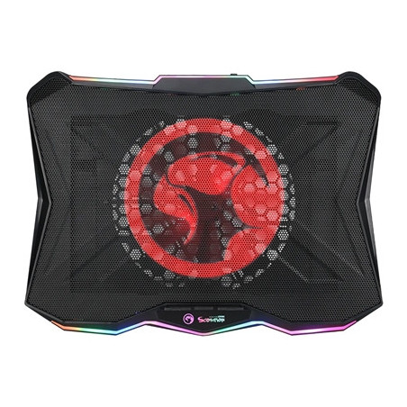 Marvo Scorpion FN-40 Atlas 40 USB Powered RGB Laptop Cooling Stand (Black)