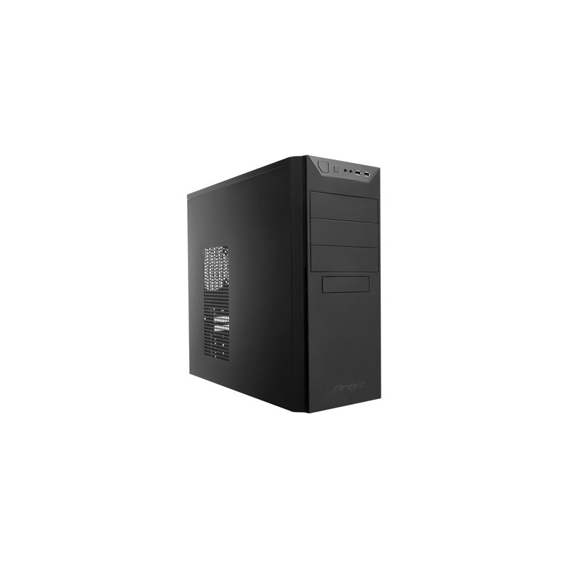 Antec VSK-4000B-U3/U2 Mid Tower Case  1 x USB 3.0 / 1 x USB 2.0  Galvanized Steel  Vented Side Panel  1 x Pre-Installed Fans  AT