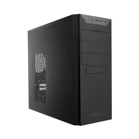 Antec VSK-4000B-U3/U2 Mid Tower Case  1 x USB 3.0 / 1 x USB 2.0  Galvanized Steel  Vented Side Panel  1 x Pre-Installed Fans  AT