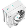 DeepCool AK400 Digital CPU Cooler  White  1x 120mm Fan  Single Tower  ARGB  4x Direct Touch Copper Heatpipes  Intel/AMD