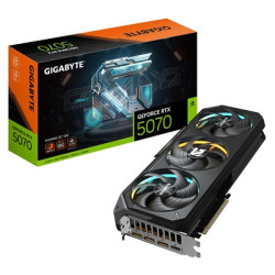 Gigabyte NVIDIA GeForce RTX 5070 GAMING OC 12GB GDDR7 Graphics Card  6144 CUDA Cores  2625 MHz Core Clock  Triple Fan  RGB  3x D