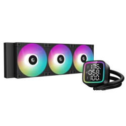 DeepCool LD 360 AIO Liquid CPU Cooler  Universal Socket  360mm Radiator  PWM 2400RPM Cooling Fans  Addressable RGB LED Lighting 