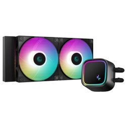 Deepcool LE520 240mm AIO Liquid CPU Cooler  2300 RPM  with Anti-Leak Technology and High Performance ARGB Fans