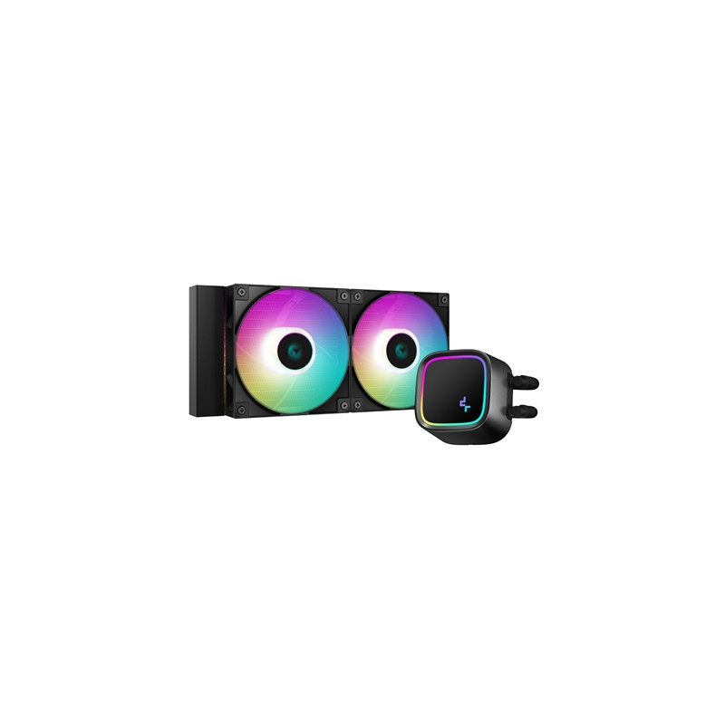 Deepcool LE520 240mm AIO Liquid CPU Cooler  2300 RPM  with Anti-Leak Technology and High Performance ARGB Fans