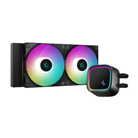 Deepcool LE520 240mm AIO Liquid CPU Cooler  2300 RPM  with Anti-Leak Technology and High Performance ARGB Fans