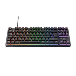 Tecware Phantom+ 80% TKL RGB Mechanical Gaming Keyboard with Wraith Red Switches Black