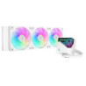 DeepCool LT360 Liquid CPU Cooler  360mm Radiator  Triple 120mm ARGB Fans  Infinity Mirror Top Cap  Anti-Leak Tech  White