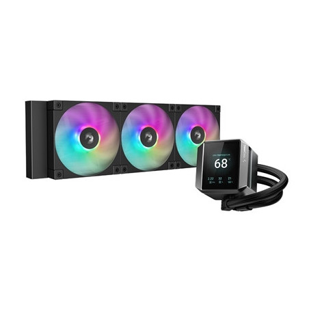 DeepCool Mystique 360 CPU Cooler  ARGB  Personalized Cooling with 2.8“ TFT LCD Screen and Enhanced Pump Performance  5 year warr