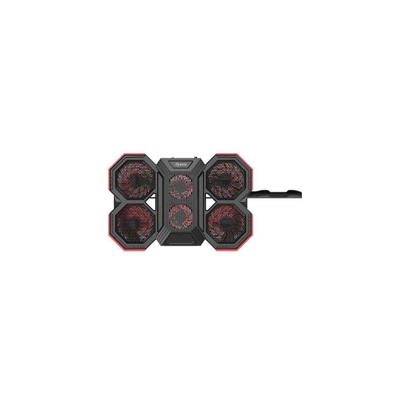 Marvo Scorpion FN-41 Atlas 60 USB Powered Six Fan Laptop Cooling Stand (Black)
