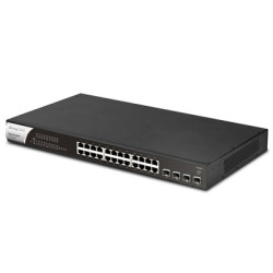 DrayTek VSP1281X-K VigorSwitch P1281x 24 Port Gigabit POE Smart Managed Switch with 4x 10GbE SFP Ports