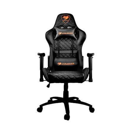 Cougar Armor One Gaming Chair with Reclining and Height Adjustment Black