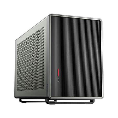 Antec Performance 1M Aventurine Mini-ITX Gaming Case with Aluminum Finish  PCIe 4.0 Riser Cable  USB 3.2 Gen2 Type-C  Tool-Free 