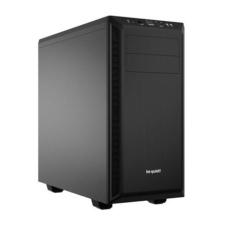 be quiet! Pure Base 600 Case  Black  MId Tower  2 x USB 3.2 Gen 1 Type-A  3 x Pure Wings 2 Black PWM Fans Included  Completely S