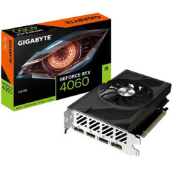 Gigabyte NVIDIA GeForce RTX 4060 D6 8G Graphics Card  8GB GDDR6  3072 CUDA Cores  2460 MHz Core Clock  Single Fan  2x DisplayPor