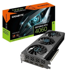 Gigabyte NVIDIA GeForce RTX 4060 EAGLE OC 8G Graphics Card  8GB GDDR6  3072 CUDA Cores  2505 MHz Core Clock  Triple Fan  2x Disp