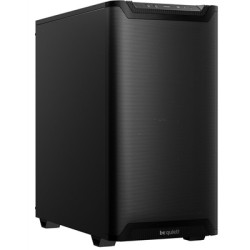 be quiet! Pure Base 501 Airflow Black ATX Mid Tower Case with USB-A  USB-C  2 x Pure Wings 2 140mm Black PWM Fans  Sleek Front P