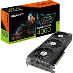 Gigabyte NVIDIA GeForce RTX 4060 GAMING OC 8G Graphics Card  8GB GDDR6  3072 CUDA Cores  2550 MHz Core Clock  Triple Fan  RGB  2