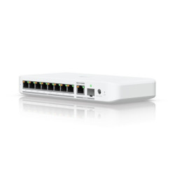 Ubiquiti USW-FLEX-2.5G-8-POE UniFi Flex 2.5G Ultra Compact 8 Port POE/USB-C Powered POE++ Managed Switch