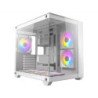 Antec CX800 Mid Tower Gaming Case  1 x USB 3.0 / 2 x USB 2.0  Tempered Glass Front and Side Window Panel  Dual-Chamber design  3