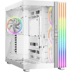 be-quiet! Light Base 900 FX  White  Full Tower E-ATX Case  Massive ARGB LED Strip  Full Windowed Design  4 Light Wings 140mm PWM