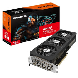 Gigabyte AMD Radeon RX 7600 XT GAMING OC Graphics Card  16GB GDDR6  2048 Streams  2810 MHz Boost Clock  Triple Fan  RGB  2x Disp