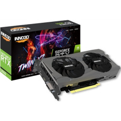Inno3D NVIDIA GeForce RTX 3050 6GB TWIN X2 Graphics Card  6GB GDDR6  2304 CUDA Cores  1470 MHz Boost Clock  Dual Fan  1x DVI-D /