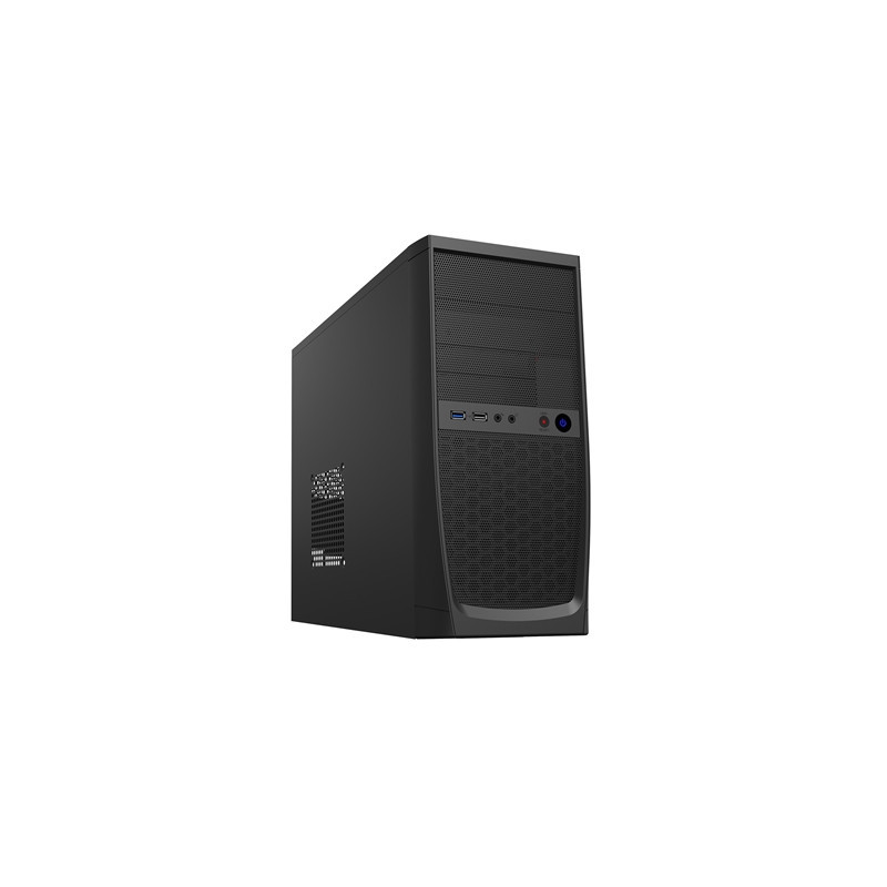 CiT Elite Micro Tower 1 x USB 3.0 / 1 x USB 2.0 Black Case with 500W PSU