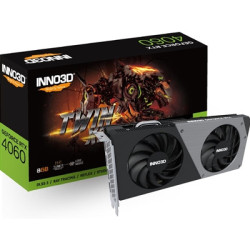 Inno3D NVIDIA GeForce RTX 4060 TWIN X2 Graphics Card  8GB GDDR6  3072 CUDA Cores  2490 MHz Boot Clock  Dual Fan  3x DisplayPorts