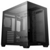 DeepCool CG530 Dual-Chamber Mid Tower Case  Tempered Glass Panels  Advanced Cooling Support  Exceptional Cable Management  Black