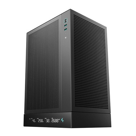 Deepcool CH170 Digital Mini-ITX Case - High Airflow  Supports Water Cooling  Ultra-Quiet Operation  Compact Design for Efficient