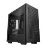 DeepCool CH370  Black  Mini Tower Chassis w/ Tempered Glass Window  1x 120mm Fan  2x USB 3.0  mATX/mITX