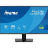 iiyama ProLite monitor X2492HSU-B1 24-Inch  Full HD  IPS  120Hz  Black  4-side slim bezel and B energy class  HDMI  Display Port