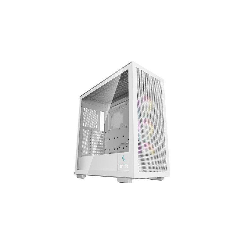 DeepCool Morpheus Case  Gaming  White  Full Tower  4 x USB 3.0 / 1 x USB Type-C  Tempered Glass Side Window Panel  1x 420mm ARGB