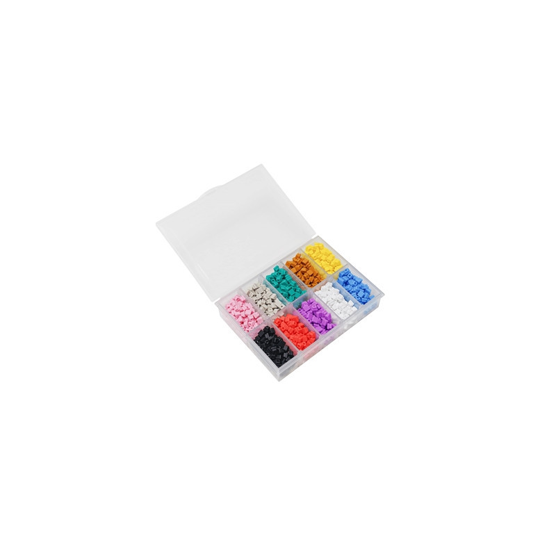 DeepCool PIXEL 10 Customisable Silicone Bits- Create Vibrant 8-Bit Mosaic Artwork with 10 Colour Options  Compatible with Multip