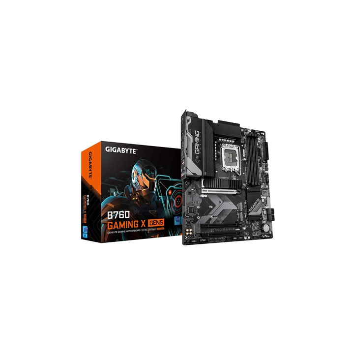 Gigabyte B760 GAMING X GEN5 Intel 1700 Socket Motherboard  ATX  4x DDR5 Slots  3x M.2 Sockets  2.5GbE LAN  1x HDMI Port / 1x Dis