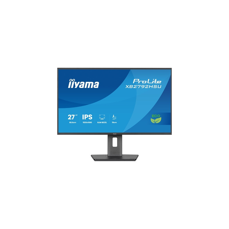 iiyama XB2792HSU-B1 27-Inch Eco IPS LCD  120Hz  1ms  Eyesafe & EyeComfort Certified  1920x1080  300 cd/m (2) Brightness  1x HDMI