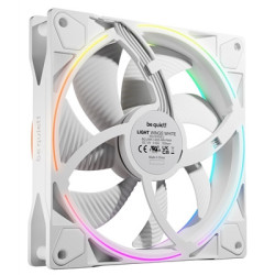 be quiet! Light Wings 140mm PWM Reverse  White  ARGB Lighting  Ultra-Quiet Operation Max 25.5dB(A)  High Airflow  60 000 Hours