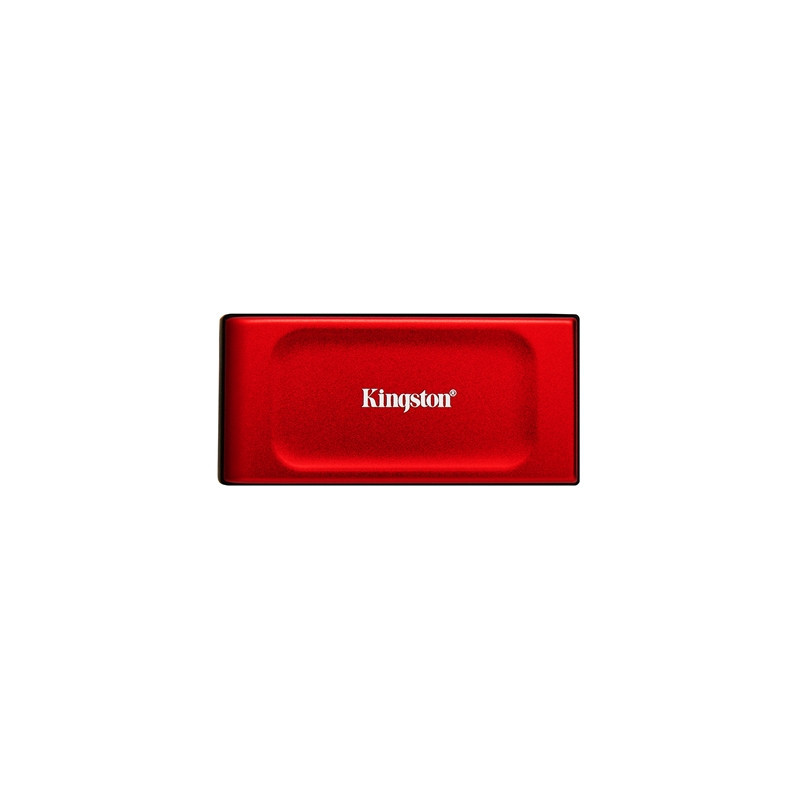 Kingston XS1000 Red 2TB Portable External SSD  Read 1050MB/s  Write 1000MB/s  USB 3.2 Gen 2  5 Year Warranty