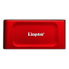 Kingston XS1000 Red 2TB Portable External SSD  Read 1050MB/s  Write 1000MB/s  USB 3.2 Gen 2  5 Year Warranty