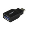 LINDY 41899 USB Adapter  USB 3.2 Type-C (M) to USB 3.2 Type-A (F)  Adapter  Black  Supports Data Transfer Speeds up to 10Gbps  R