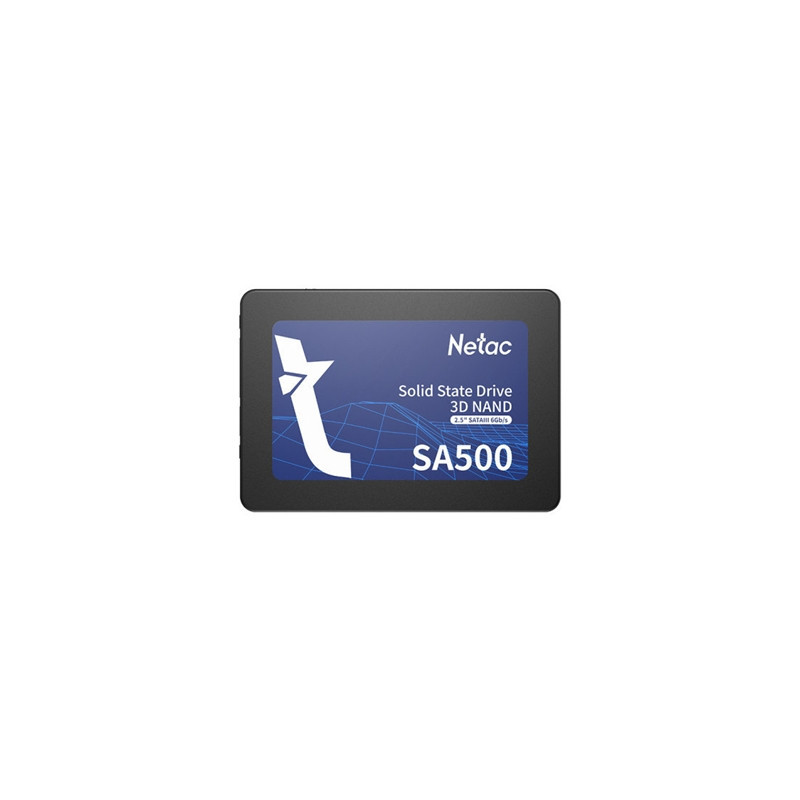 Netac SA500 (NT01SA500-240-S3X) 240GB 2.5 Inch SSD  Sata 3 Interface  Read 520MB/s Write 450MB/s  3 Year Warranty